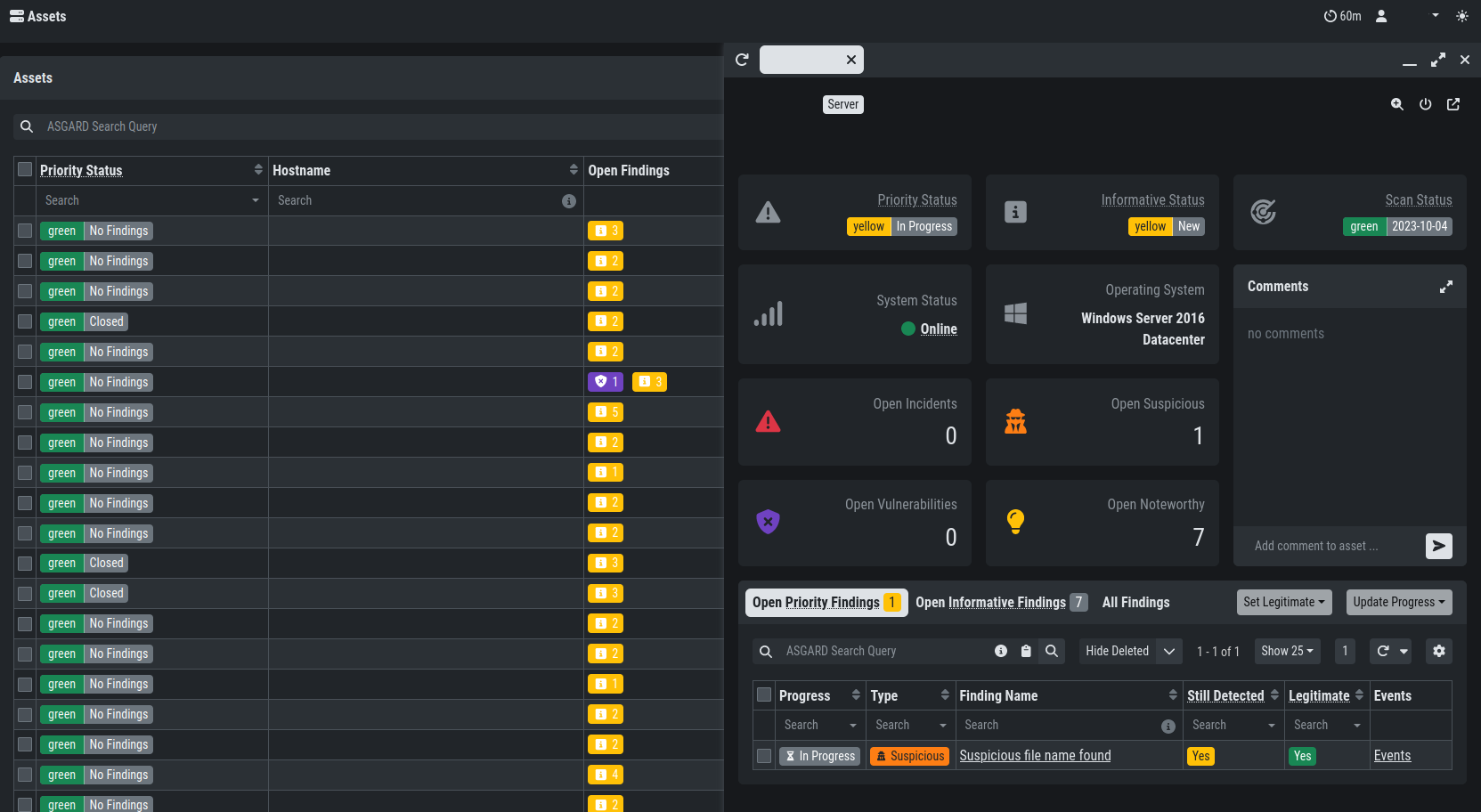 Start from Asset View